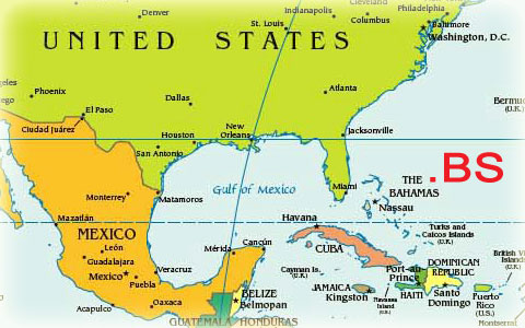 Багамские острова (Bahamas) домен BS